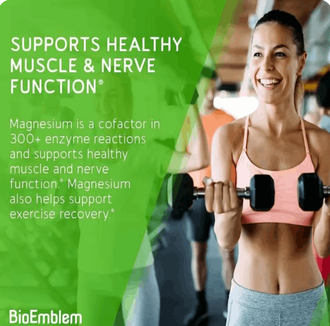 Triple Magnesium Complex | 300mg of Magnesium Glycinate, Malate, & Citrate for Muscles, Nerves, & Energy | High Absorption | Vegan, Non-GMO | 90 Capsules