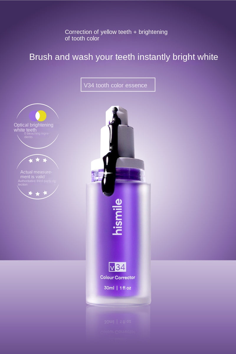 2Bmagic V34 Colour Corrector Serum 30ml Toothpaste Teeth Whitening Booster