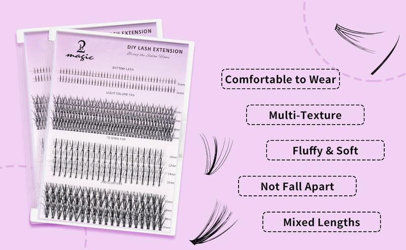 2bMagic Clusters DIY Lash | Bottom Lash | 7D 20D Cluster Lashes