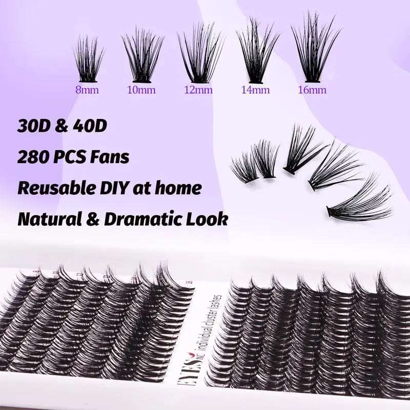 2Bmagic Clusters DIY Lash | Bottom Lash | 7D 20D Cluster Lashes