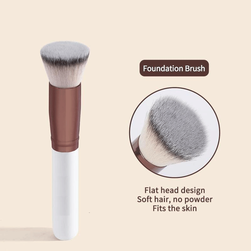 2bMagic 2pcs/set Professional Flat Liquid Foundation Brush
