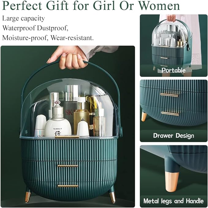 2bMagic Multi-Function Make Up Case Dustproof Cosmetic Storage Box