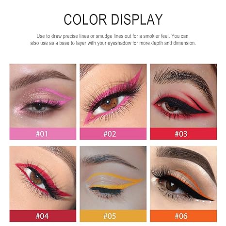 Set 20 Colors Natural Matte Long Lasting Waterproof Liquid Eye Liner