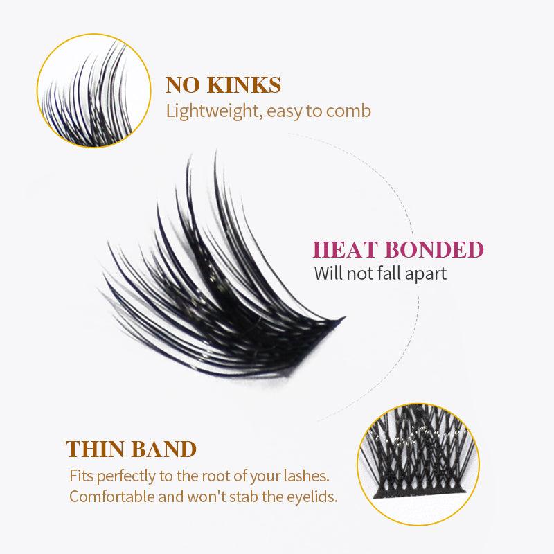 Natural False Eyelashes Lash Extensions - 2BMAGIC