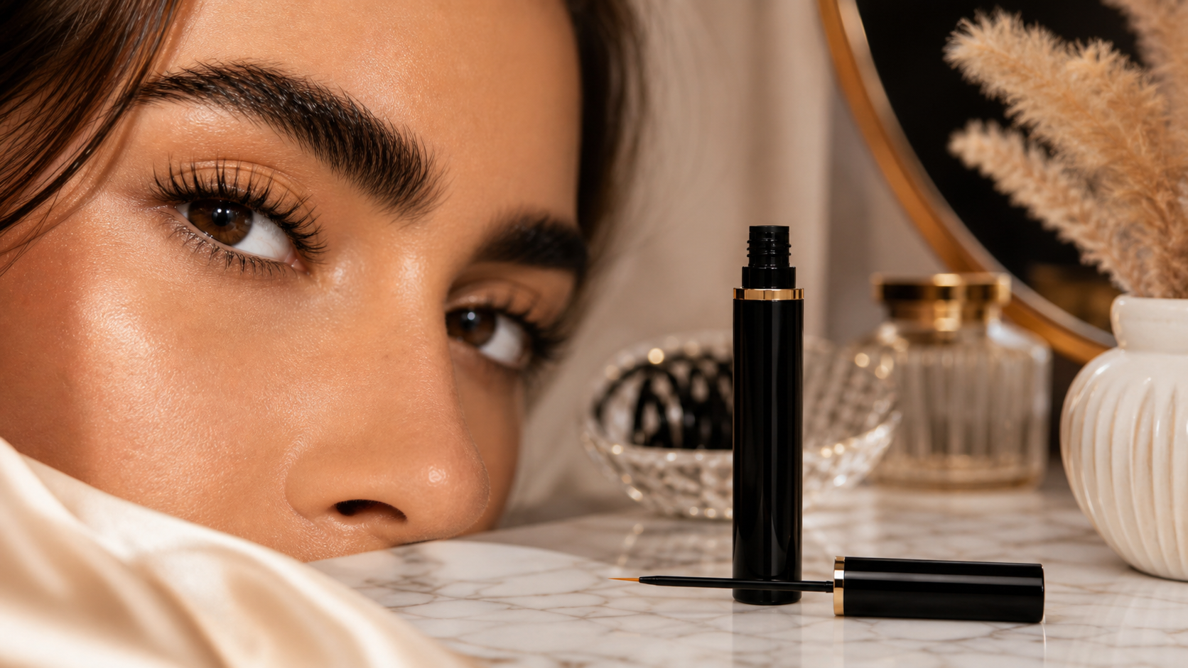 2bmaagic lash serum routine for fuller-looking natural lashes