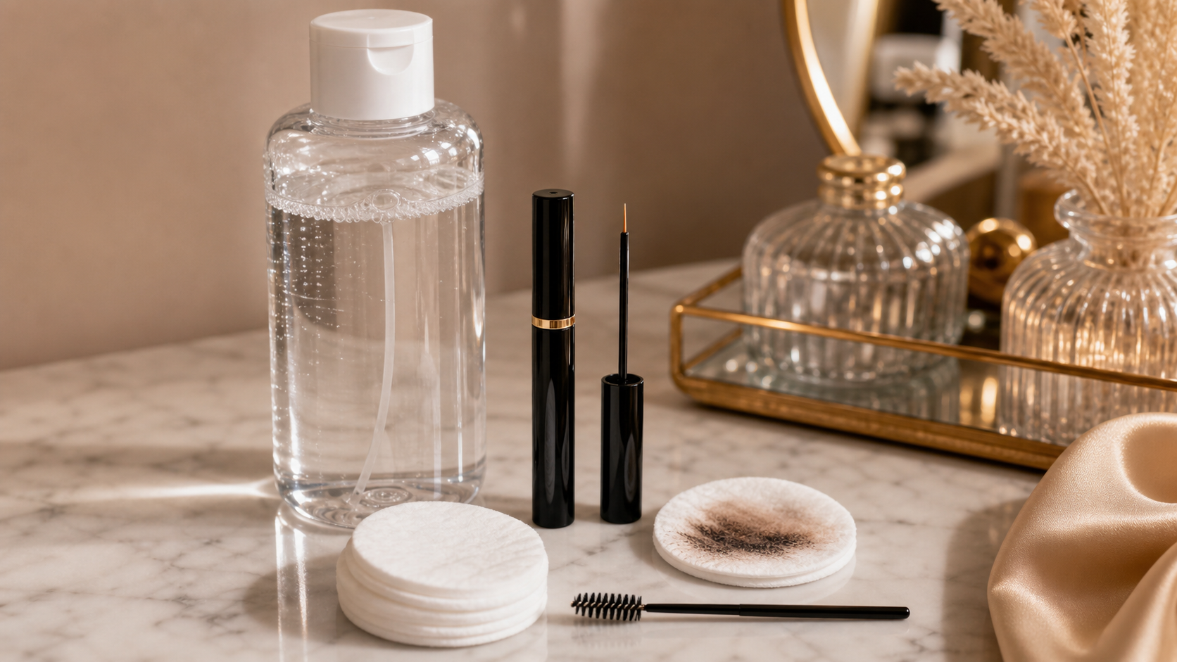 makeup removal before applying 2bmaagic lash serum