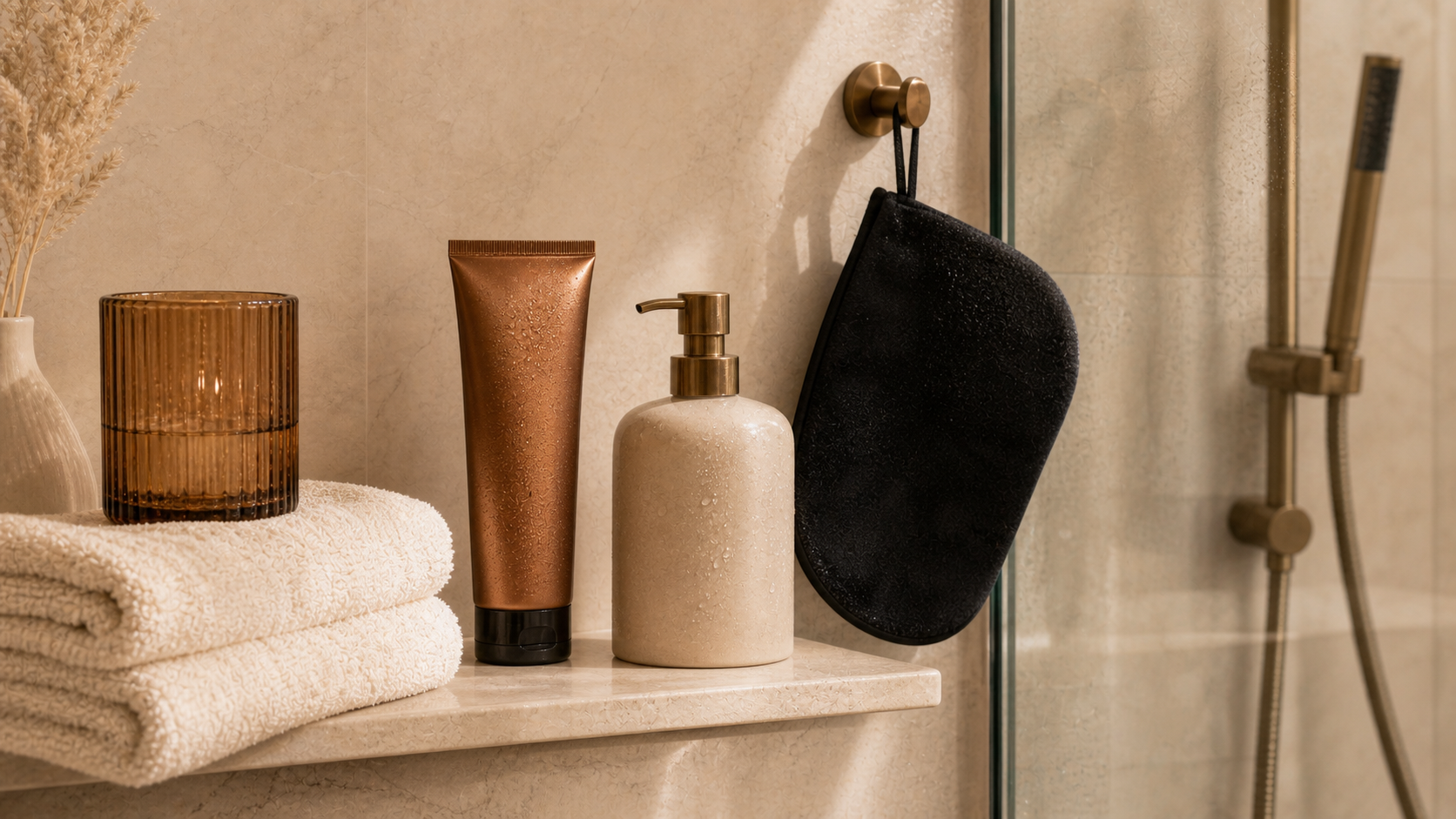 2bmaagic first shower after self tan bathroom aftercare essentials