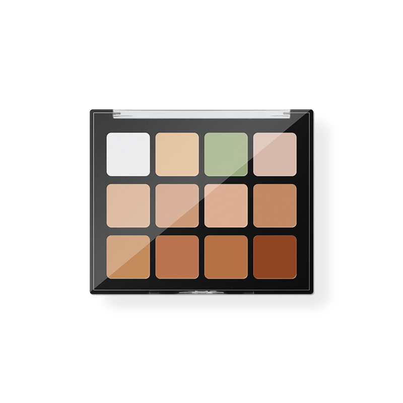 12-Colour Face Concealer Palette - 2BMAGIC