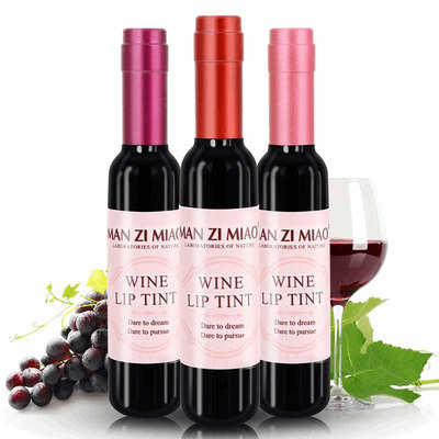 2Bmagic Makeup Red Wine Bottle Lip Gloss Matte Matte Velvet Non-Stick Cup Non-Fade Lip Gloss Liquid Lipstick